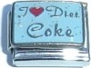 I love diet coke - 9mm enamel Italian charm